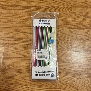 Mika 3D 2.85mm PLA Filament Refills 20 Colors Pack 100 Count